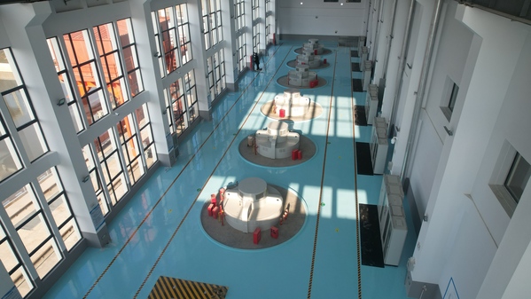 望江县合成圩幸福河南站项目主泵房内电机正在运行。(四公司 赵鹏 ).jpg